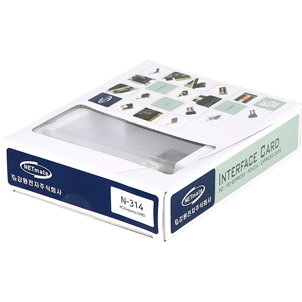 NETmate N-314 기가비트 PCI Express 랜카드(Realtek)(슬림PC겸용)