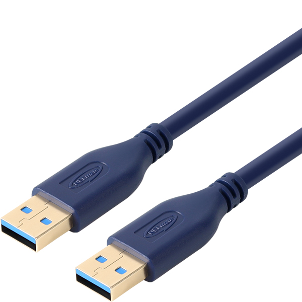 NETmate NM-UA320DB USB3.0 AM-AM 케이블 2m (블루)