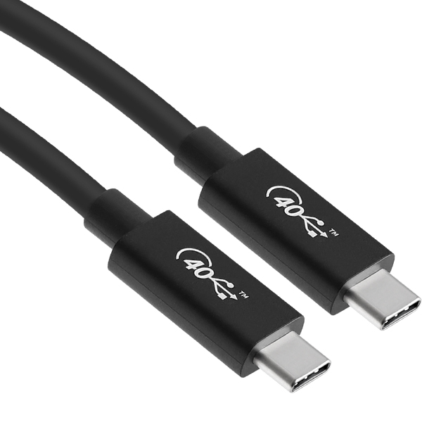 NETmate NM-UC401B USB4 40Gbps 케이블 1m (블랙/USB-IF 인증)