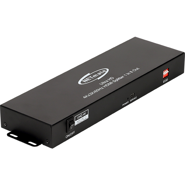 NETmate NM-CTP05 4K 60Hz HDMI 2.0 1:8 분배기