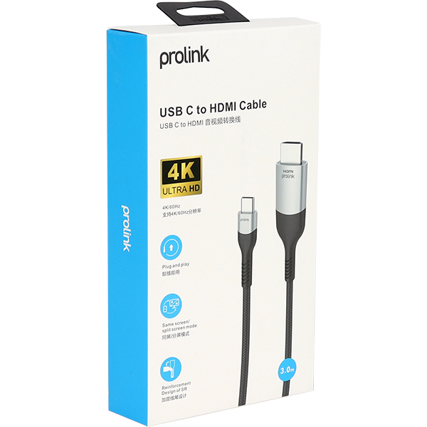 PROLINK PF307A-0300 USB Type C to HDMI 컨버터(3m)