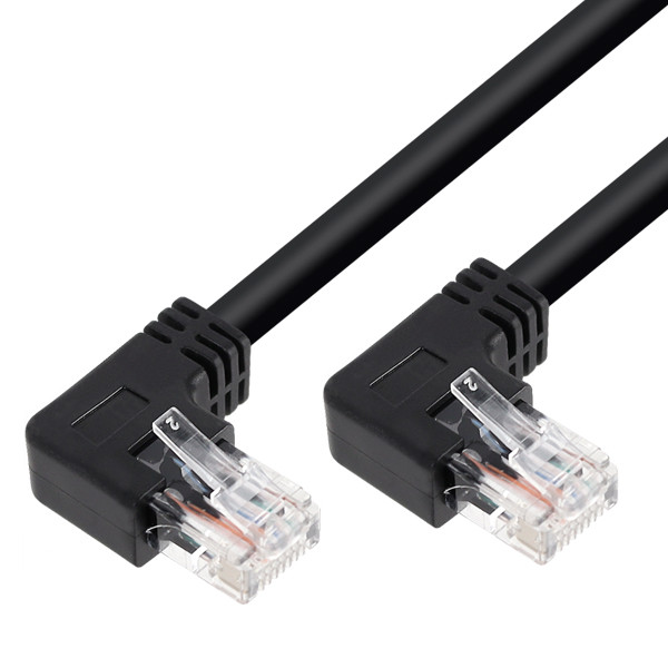 [표준제품]KW KW501LN CAT.5E UTP 랜 케이블 1m (왼쪽 꺾임)