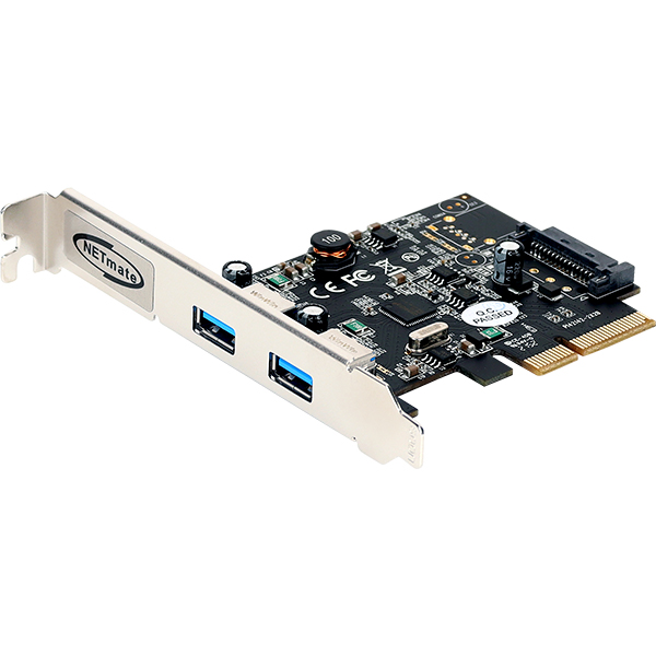 NETmate U-1780 USB3.1 Gen2 2포트 PCI Express 카드(슬림PC겸용)