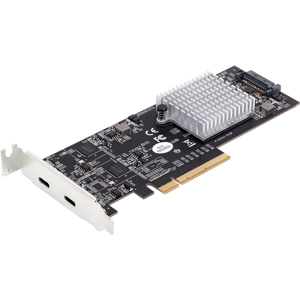 NETmate U-2350 USB3.2 Gen2x2 Type C 2포트 PCI Express 카드(슬림PC겸용)