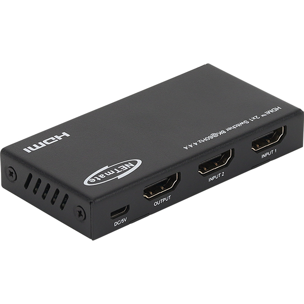 NETmate NM-PTS10 8K 60Hz HDMI 2.1 2:1 선택기(리모컨)