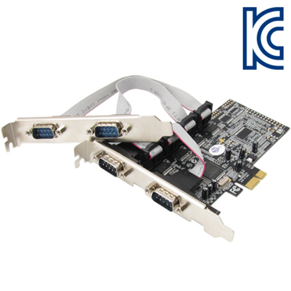 NETmate I-343 4포트 PCI Express 시리얼카드(MOS)(슬림PC겸용)