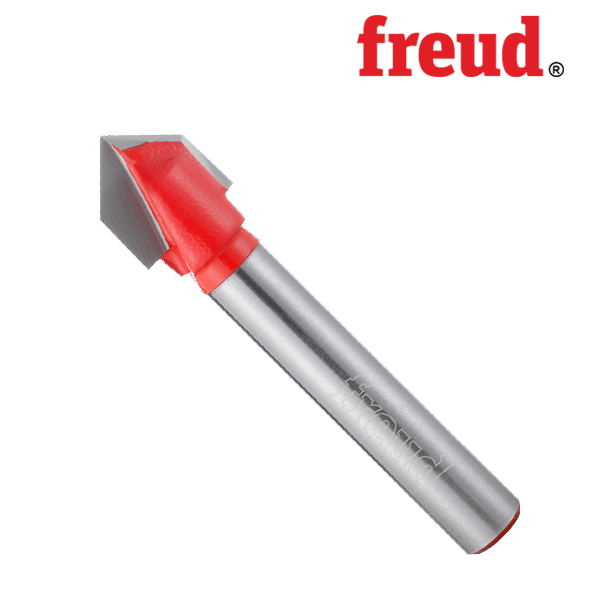 프레우드 20-10206P 9.5x44.5mm V자 홈파기 루터비트(F03FR01619)