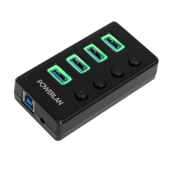 파워랜 USB3.0 허브 4포트 무전원 PL-UH304