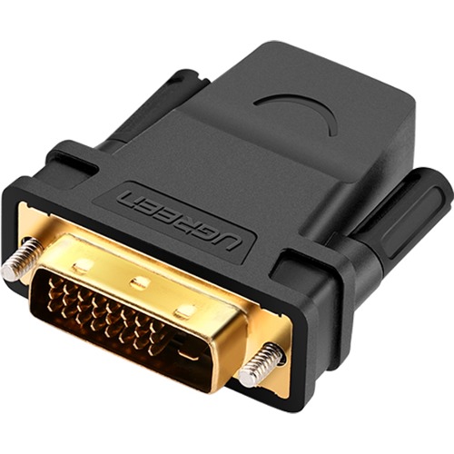 유그린 HDMI to DVI-D 24+1 젠더 금도금 양방향 입/출력 U-20124