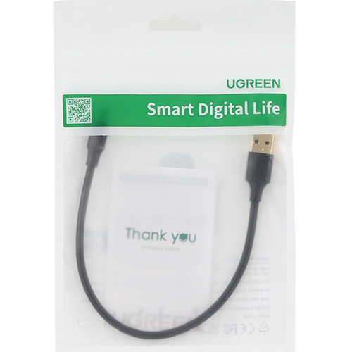 유그린 USB 2.0 미니5핀 외장하드 케이블 0.25m U-10353
