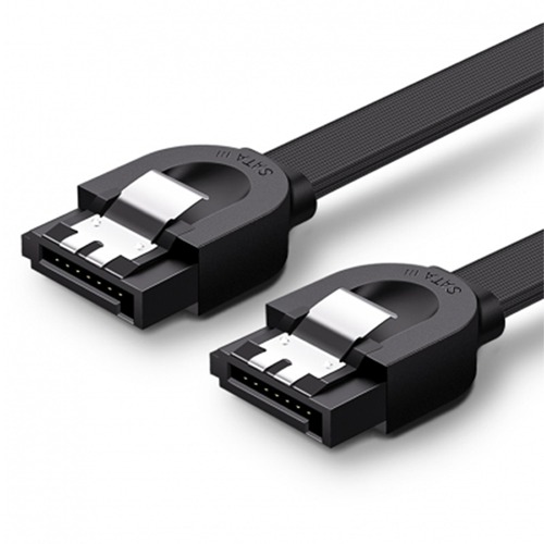 유그린 SATA3 Flat 케이블 Lock 0.5m U-30796