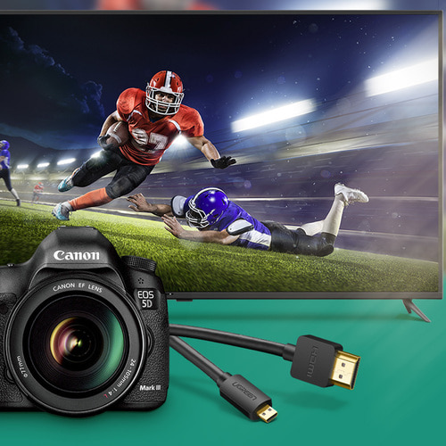 유그린 4K Micro HDMI to HDMI 2.0 케이블 3m U-30104