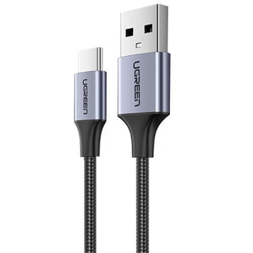 유그린 USB 2.0 A to C 타입 고속 충전 케이블 블랙 1m U-60126
