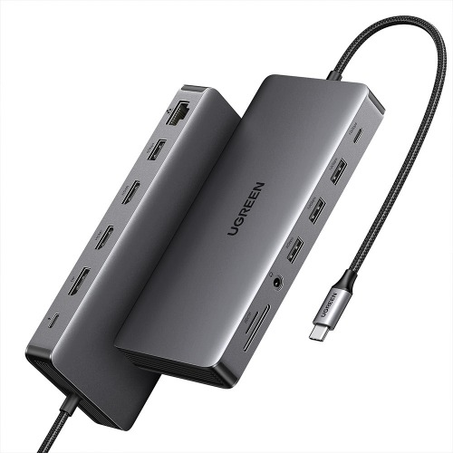 유그린 8K MST C타입 11in1 멀티허브 듀얼 HDMI 레보독 프로 U-15965