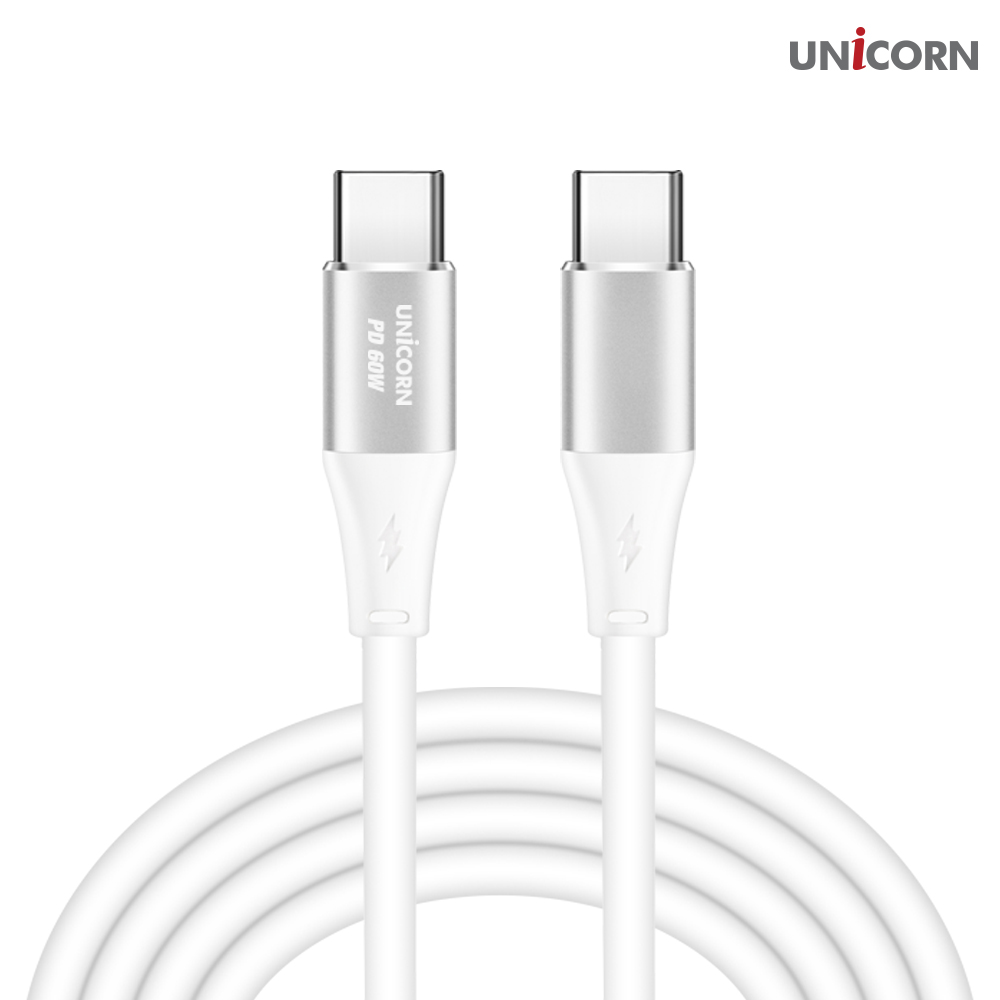유니콘 KA-650PD 화이트 멀티 3포트 Ga 65W PD 초고속충전기 갤럭시 아이폰