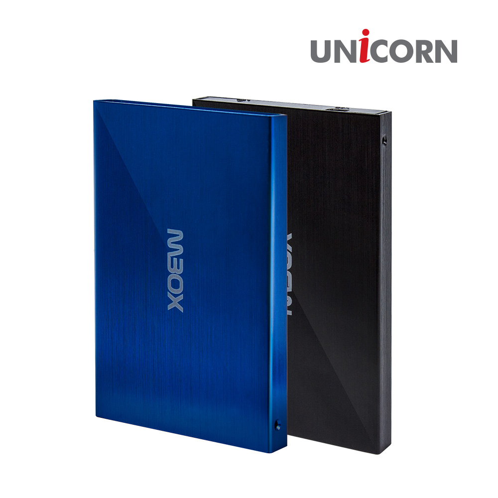 유니콘 HC-2500S 블랙 2.5인치 외장하드케이스
