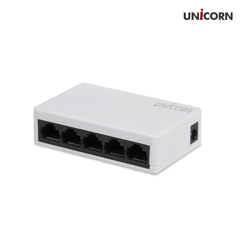 유니콘 MG-500N 5포트 광랜 스위칭허브