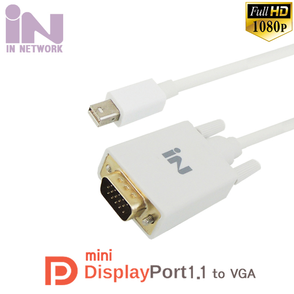 D_IN-미니디스플레이포트1.1a TO VGA케이블 3M