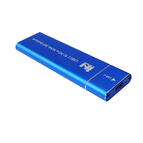 NVMe SSD 외장 케이스 블루