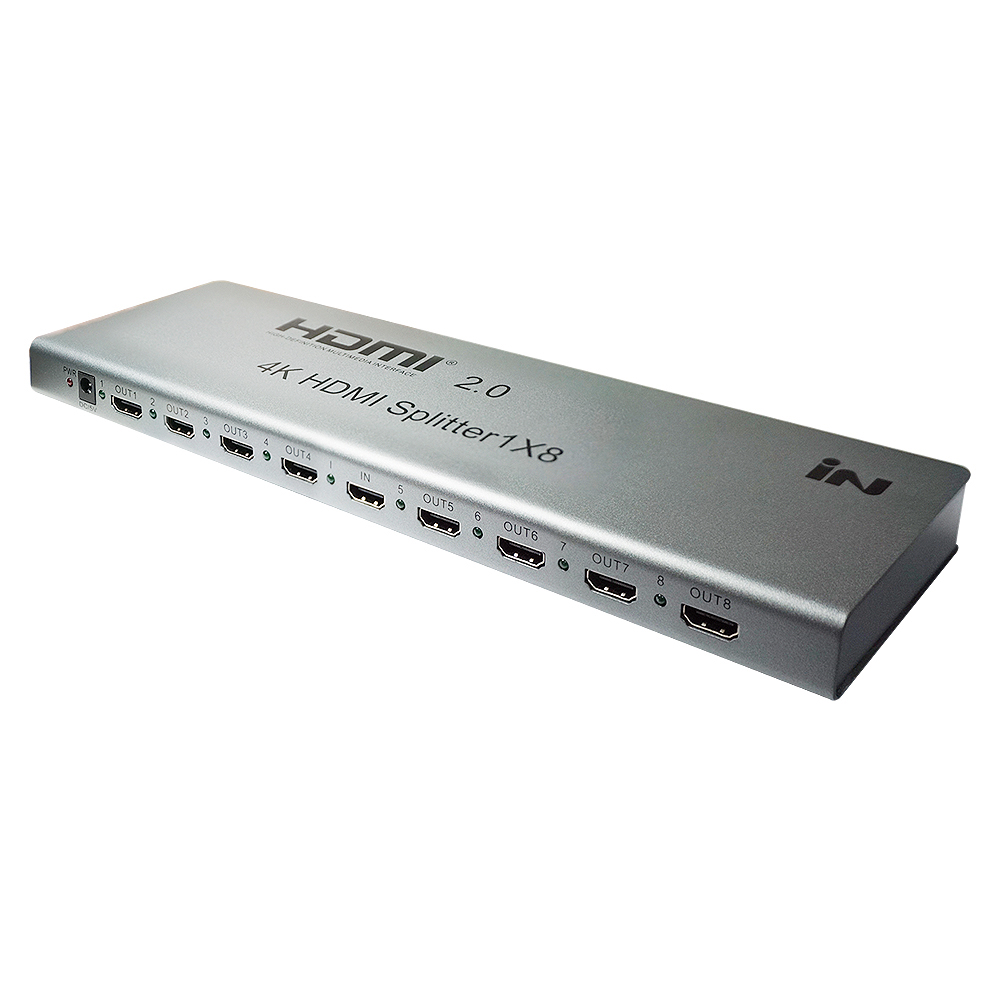 HDMI 2.0 1:8 메탈 분배기 4K2K/60Hz