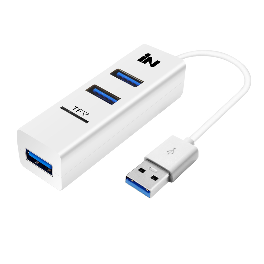 USB 2.0 3포트+T-FLASH 허브 블랙