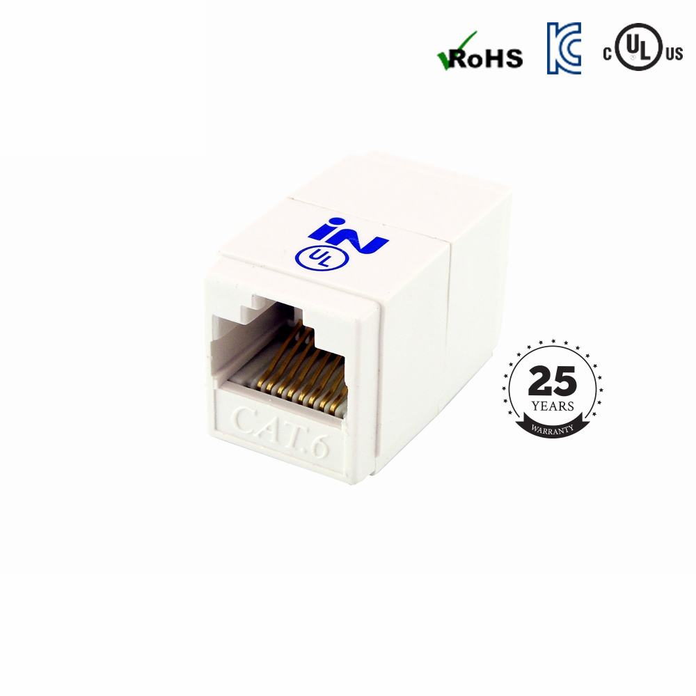 UL인증 CAT.6 UTP(CAT.5E 지원) 커플러 I형PCB타입/대만산