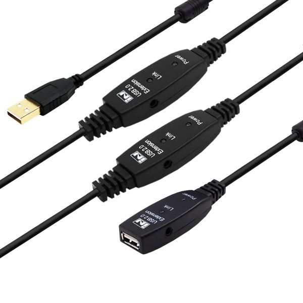 USB 2.0 연장 리피터 30M 무전원(아답터별매)