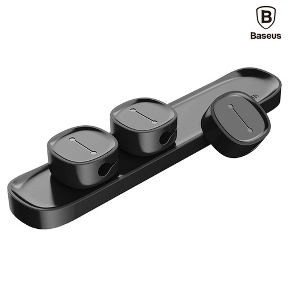 BASEUS 마그네틱 케이블클립 케이블정리용 오거나이저 블랙