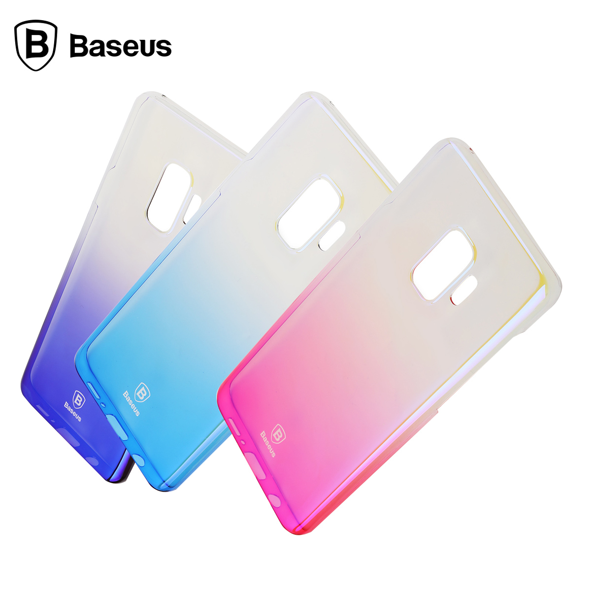 베이스어스 글레이즈 케이스 갤럭시S9+ 블루