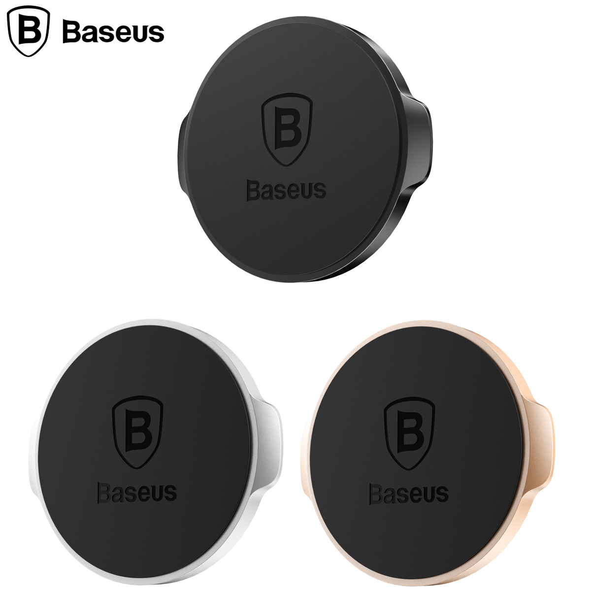베이스어스 플랫타입 마그네틱거치대 골드