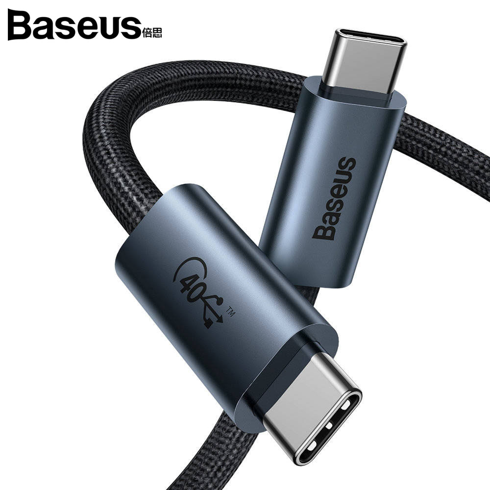 베이스어스 플래쉬 USB4 40G 8K 60Hz C TO C 100W 1M