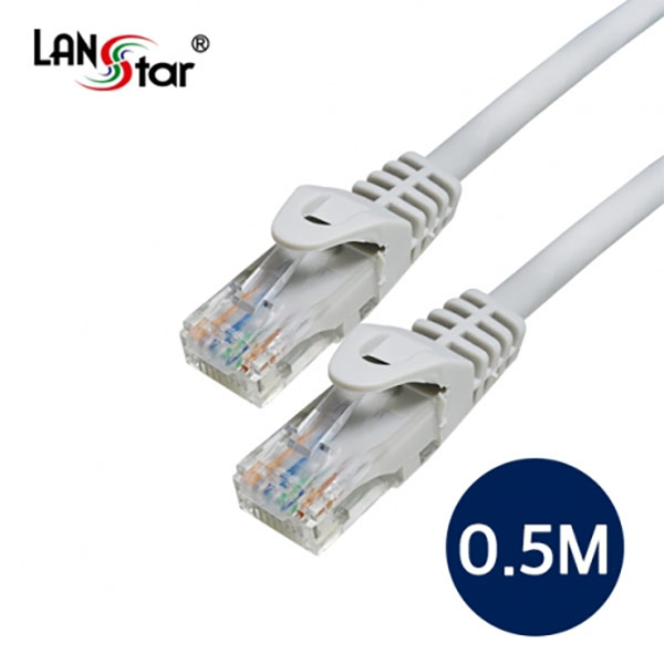 UTP 랜케이블,CAT.5E DIRECT,0.5M-Grey