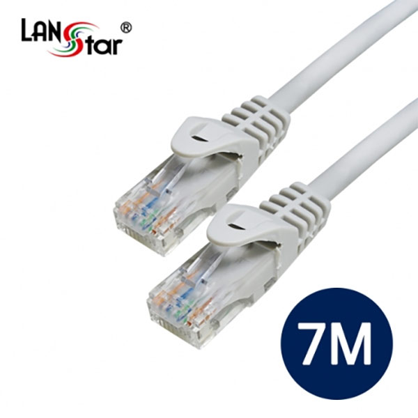 UTP 랜케이블, CAT.5E DIRECT 7M-Grey{80개 : 1박스 수량)