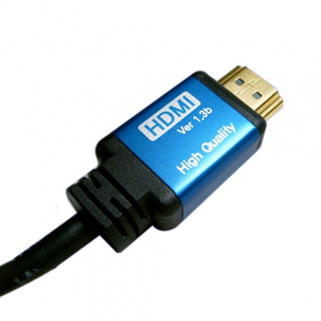 DVI 블루메탈 케이블 , DVI／M-HDMI19／M, Blue,4K 60Hz, 1.5M