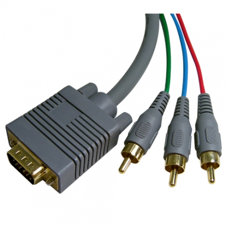 D[10309]RGB／3R케이블, HDB15P／M-3RCA／M, 10M