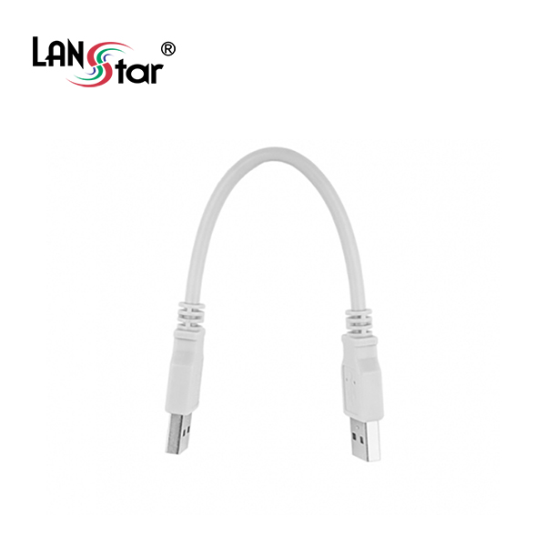 USB2.0케이블, A／M-A／M, 휴대용, 0.15M