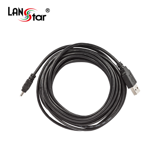 USB2.0미니케이블, USB A／M-5PIN Mini, 5M