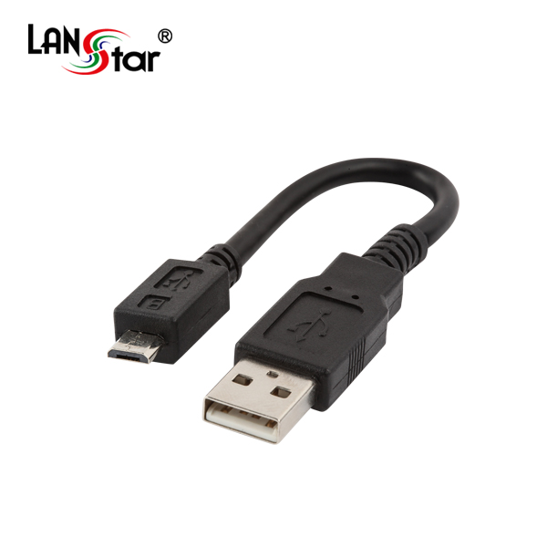 USB2.0 MICRO케이블, A／M-MICRO B／M, 0.15M