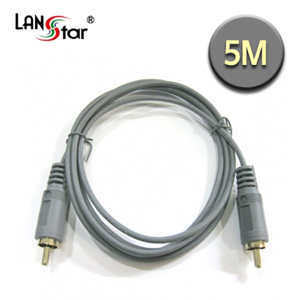 RCA케이블 , 1RCA M／M 5M