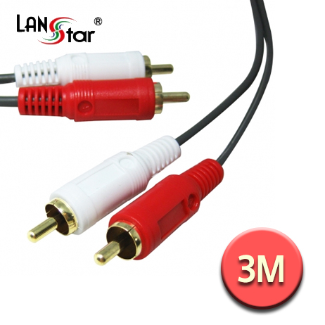 RCA케이블 , 2RCA M／M 3M
