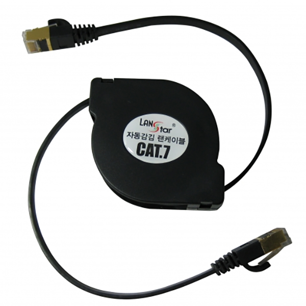 자동감김케이블 , UTP LAN, CAT.7, 1.5M