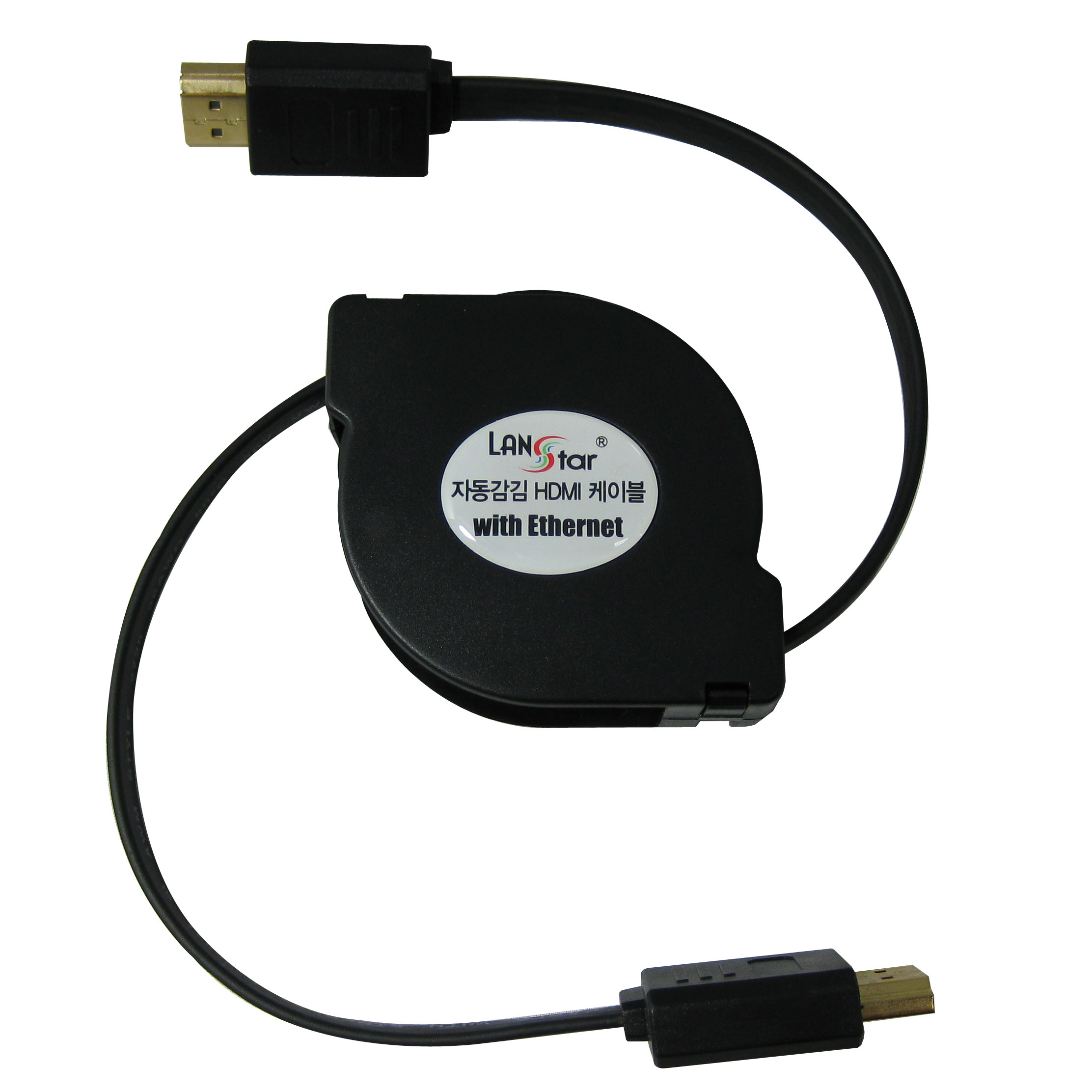 자동감김케이블 , HDMI1.4, M／M, 4K*2K 60Hz, 1.3M