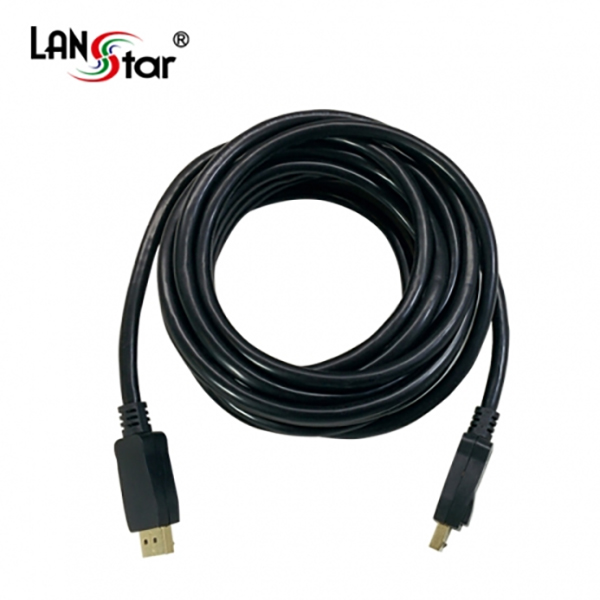 디스플레이포트 DP1.2 케이블 M/M, 4K*2K/ 60HZ, Black, 10M