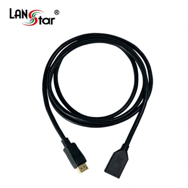DP 1.2케이블, 디스플레이포트 연장케이블 M/F, 4K*2K/ 60HZ, Black, 5M