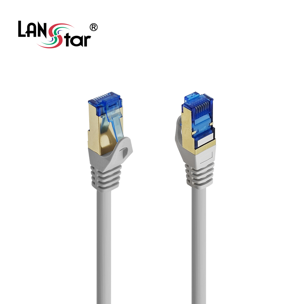 CAT.7 랜케이블, SSTP, 50u Gold, 0.5M, Gray
