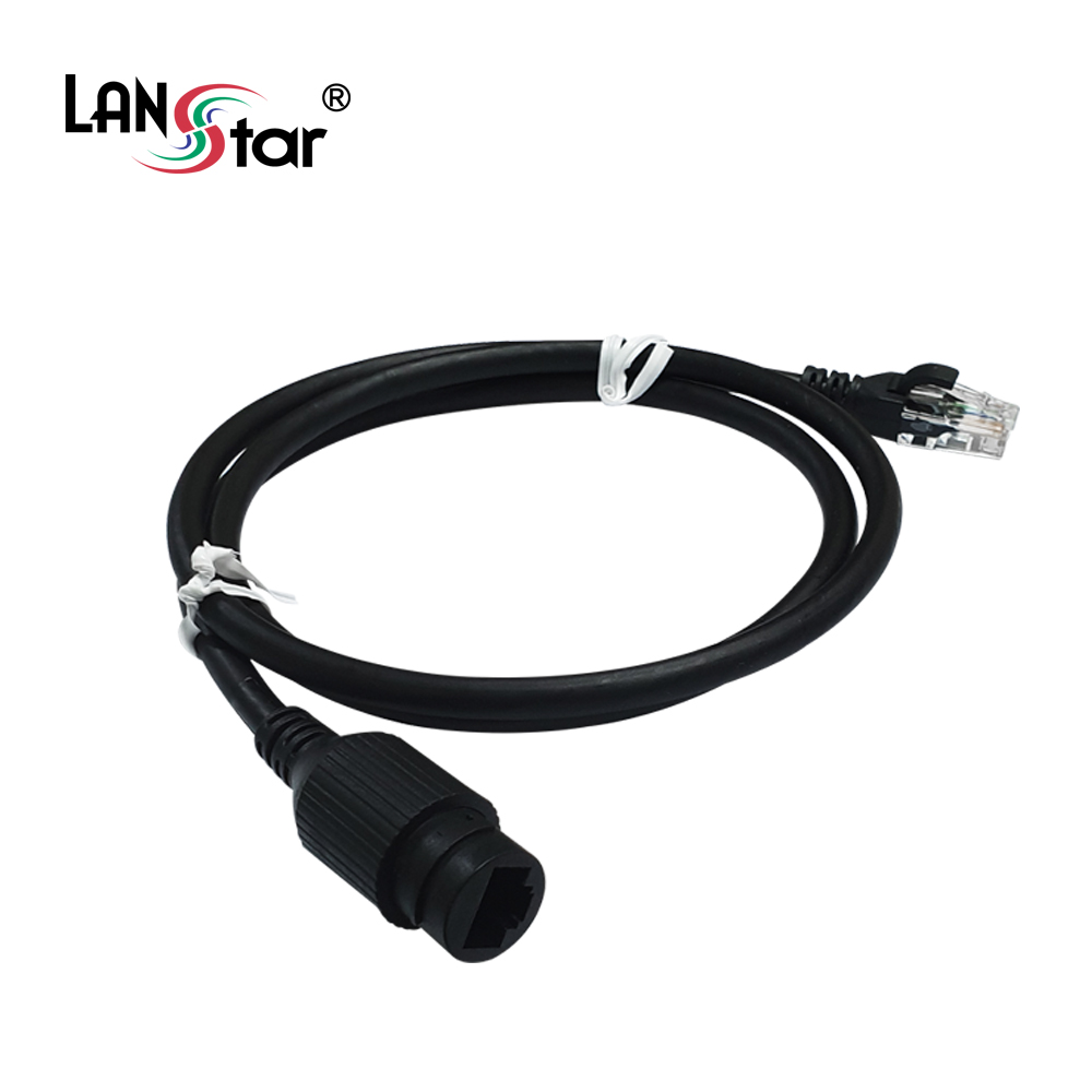 방수용 랜 케이블, CAT.5E, UTP, IP67, UL, Gray, 1M