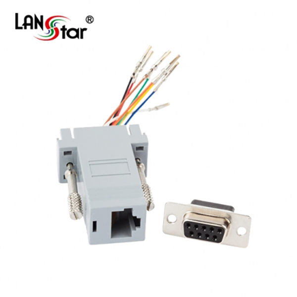패시브 , RJ-45, 8P8C／F - DB9／F