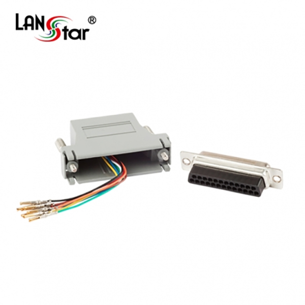 패시브 , RJ-45, 8P8C／F - DB25／M