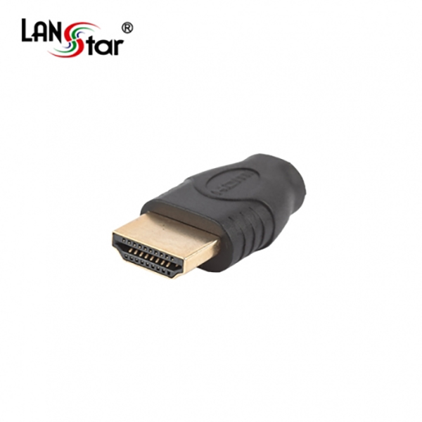 마이크로HDMI젠더, HDMI A／M-D／F, Black