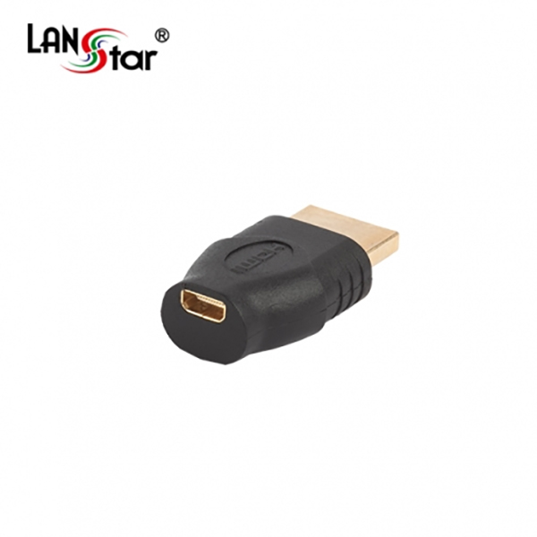마이크로HDMI젠더, HDMI A／M-D／F, Black